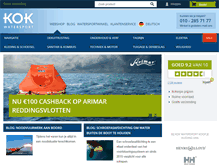 Tablet Screenshot of kokwatersport.nl